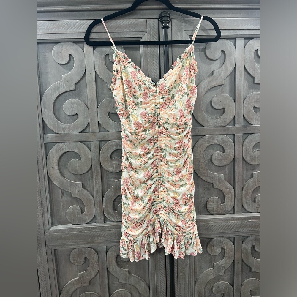 Windsor floral dress size M worn 1X